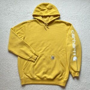 Y2K Carhartt Sleeve Spell-out Essential Logo Hoodie